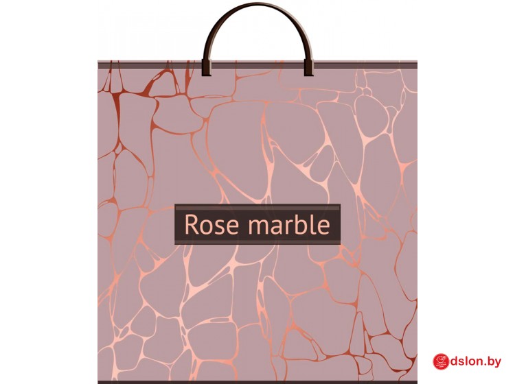 Мешок ПВД (пласт.руч) 360*370 (100мкр) Розовый мрамор 